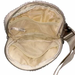 Lululemon Strawberry Ivory Plush Sherpa Fleece 1L Everywhere Belt Bag Fanny Pack Waist Pack Bag thumbnail 5