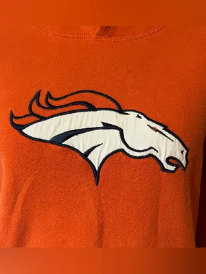 PINK Victoria's Secret Denver Broncos Pullover Hoodie with Classic White Logo thumbnail 3