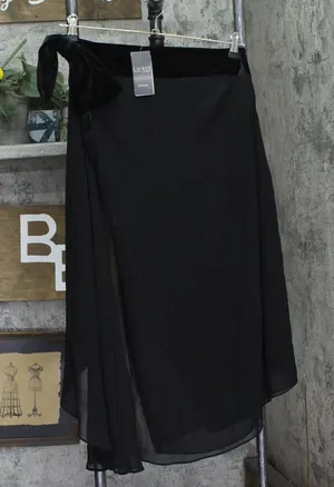 Lauren Ralph Lauren Womens Georgette One-Shoulder Dress 253808477001 Black 2 thumbnail 1