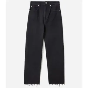NWT Everlane Sz 24 The Way High Straight Jean‎ in Coal Black Organic Cotton thumbnail 2