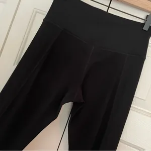 Athleta Elation Hybrid Tights Leggings Black Sz Small Ribbed High Rise thumbnail 8