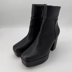 Chinese Laundry Norra Black‎ Platform Chunky Heel Ankle Boots 8.5 thumbnail 2