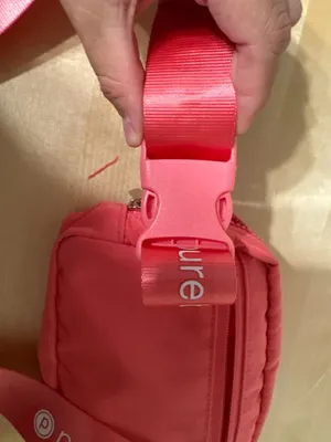 Pure Barre Pink Nylon Belt Bag Fanny Pack thumbnail 4