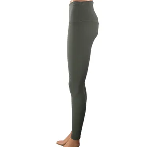 Lululemon Wunder Under Gray Green High Waisted Athletic Yoga Leggings Pants Sz 6 thumbnail 2