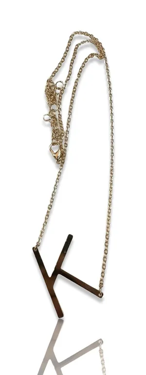Unique Vintage Letter K Necklace thumbnail 1