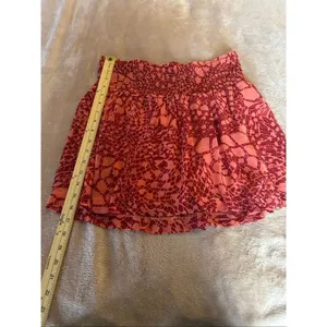 NWT Kensie Elastic Waist Skirt Size M Tall Beach Coral thumbnail 15
