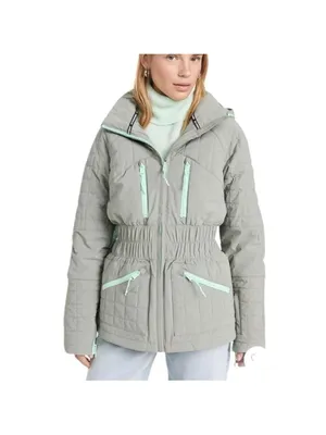 Free People Movement All Prepped Ski Snow Quilted Puffer Jacket Insulated Sz M thumbnail 2