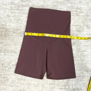 Baydi Women’s Maternity XS Plum Biker Shorts Stretch Belly Band Casual Basic thumbnail 3
