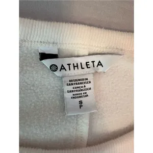 Athleta Blush Pink Pullover Sweatshirt Small Soft Lounge Athleisure thumbnail 3