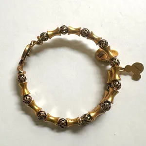 Alex and Ani Disney gold tone filigree wrap bracelet thumbnail 15