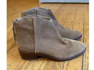Dolce Vita Boots Womens Size 6 Suede Ankle Zip Tucker Saddle Block Heel Shoes thumbnail 2