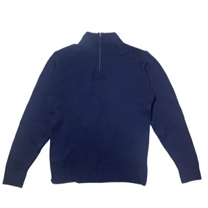 Vintage Pendleton Navy Blue Mock Neck Virgin Wool Top thumbnail 5