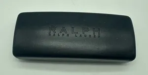 Ralph Lauren Glasses Case Black Leather Hard Clamshell Eyeglasses Case thumbnail 1