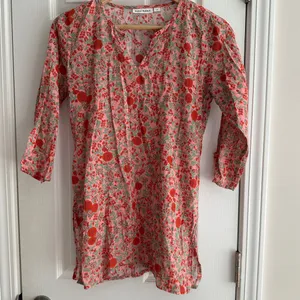 Roller Rabbit Pink Floral Three Quarter Sleeve Tunic thumbnail 3