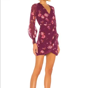 LPA Maisie Dress Jolene Floral Chiffon Long Sleeve Mini Dress NWT Small thumbnail 2