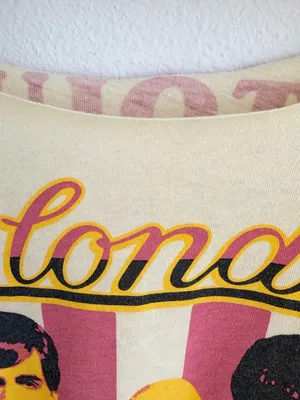 Blondie UK Tour 78 Graphic Cropped Off-the-Shoulder Band Tee thumbnail 3