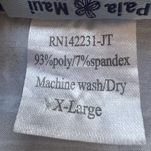 RipSkirt Hawaii Wrap Skirt XL Length 1 Pacific Tapa Blue Quick Dry Beach Travel thumbnail 5