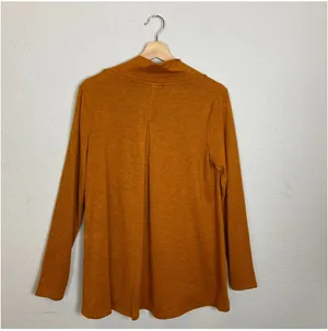 LOGO By Lori Goldstein Sweater Women’s Cowl Neck Front Pockets A343821 XL thumbnail 2