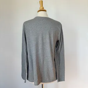 Celebrate It Gray & Orange Long Sleeve Halloween Graphic T-Shirt thumbnail 4