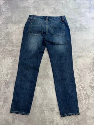 Women's prAna Blue Straight Leg Jeans Size 4 thumbnail 6
