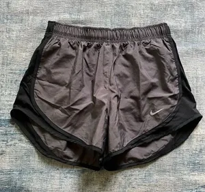 Nike Gray black Tempo Dri-FIT Brief Lined Running Shorts Women's Small thumbnail 1