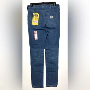 Carhartt Women's Rugged Flex Jeans Slim Fit Tapered High Rise SZ 6 Regular NWT thumbnail 4