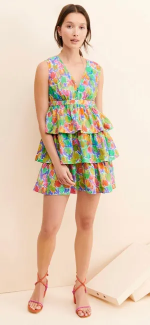Floral Colorful Dress thumbnail 4