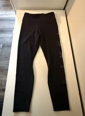 Black Athletic Nike Leggings Cropped thumbnail 1