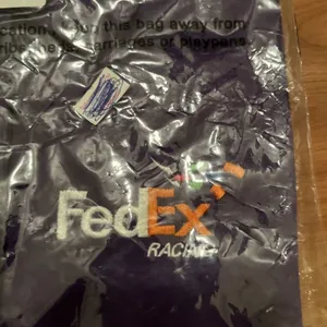 Vtg Chase Authentics Nascar Women's Polo Shirt "Fedex Racing" Size M Purple thumbnail 5