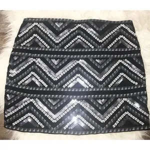 ✨ Women's Black Aztec Sequin 2-In-1 Mini Skirt✨ thumbnail 5
