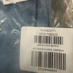 $199‎ NeW Good American Fit for Success Denim blue Jumpsuit medium thumbnail 6