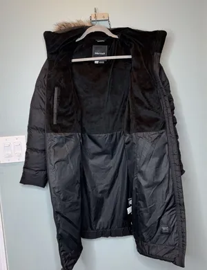 Marmot Montreaux Down Puffer Coat - Women's, XS, Black With Hood 700 Fill NWT thumbnail 1