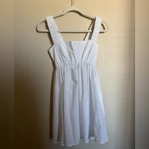 Show Me‎ Your Mumu Fling Mini Dress Sz Small in White New thumbnail 3