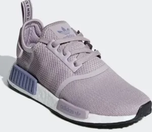Adidas Boost NMD R1 Athletic Comfy Sneakers Light Purple Lavender Lilac 7.5 8 thumbnail 1