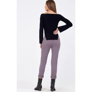 Lila Ryan NWT Size 8 Medium Women Steel Grey Zuri Tapered Trouser Pants thumbnail 4