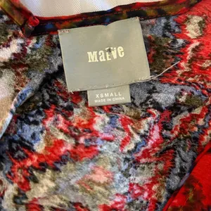 Anthropologie Maeve Women’s Red Medallion Mini Shift Dress‎ Size XS Abstract thumbnail 5