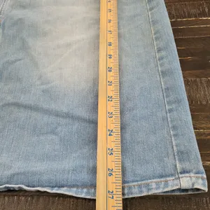 GAP Light Wash Denim Skirt Women's Size 14 Front Slit 5-Pocket Jean Skirt Casual thumbnail 4