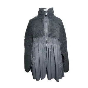 FREE PEOPLE Movement Ain’t She Lovely Mixed Media Fleece Jacket thumbnail 4