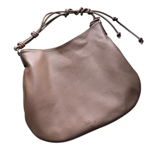 Anthropologie Large Mali & Lili Slouchy Knotted Hobo Shoulder Bag Tote Purse thumbnail 3