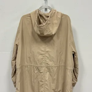 Zara Water Repellent Parka Tan Khaki Longline Hooded Utility Jacket 0518/046/710 thumbnail 5