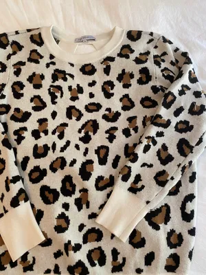 Miss Sparkling Cheetah Sweater thumbnail 1