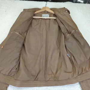 Schott Sportswear Genuine Leather Bomber Jacket‎ Womens Size 40 Brown thumbnail 9