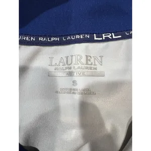 Lauren RALPH LAUREN ACTIVE Women's 1/4 Zip Athletic Top Blue/light blue Small thumbnail 6