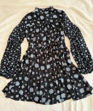 Free People Turn Turn Shirt Dress Sheer Boho Loose Long Sleeve Size XS thumbnail 2