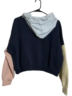 MV Sport Nashville Tennessee Colorblock Pastel Cropped Fleece Hoodie Sweatshirt thumbnail 3
