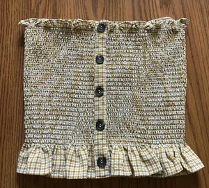 Women’s Willow & Root Tube Top Yellow Size L thumbnail 1