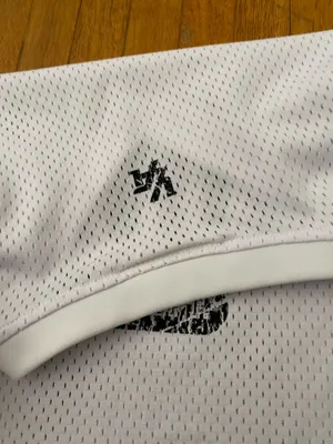 YoungLA varsity football cropped jersey White Size L thumbnail 6