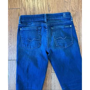 7 for all Mankind kimmie straight dark wash jeans 27 thumbnail 9