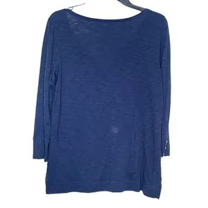 Lilly Pulitzer Women Top Front Button 3/4 Sleeve Notched V Neck Blue Size‎ Small thumbnail 7