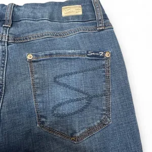 7 For All Mankind Jeans Womens 6 Blue Tummyless High Rise Skinny M Wash Stretch thumbnail 3